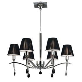 Siena Polished Chrome Crystal Ceiling Lights Mantra Shaded Crystal Fittings Siena Polished Chrome Crystal Ceiling Lights Mantra Shaded Crystal Fittings